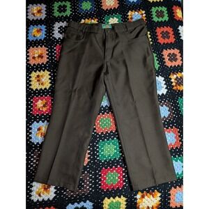 Habands Fit Forever Jeans Men's 36x25 Brown Flat Front 5 Pocket Pants Polyester